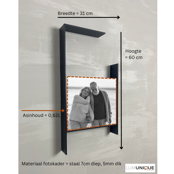 Urne als Fotokader - Luneaux XL